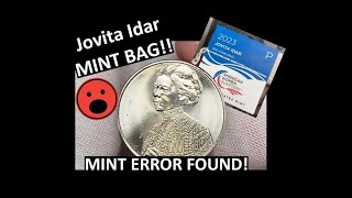 Mint Error Found! Jovita Idar 2023 Quarter Mint Bag opening!