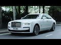 New Rolls Royce Ghost Sedan Luxury White Color First Driving