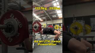 132.5kg bench. #powerlifting #gym #nz