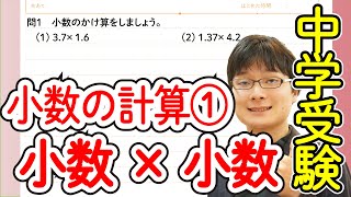 中学受験算数 J19.3 小数の計算③ あまりのある小数のわり算 【偏差値50までの基礎問題】