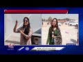 youth enjoy with josh flying kites people plaza kite festival hyderabad v6 news