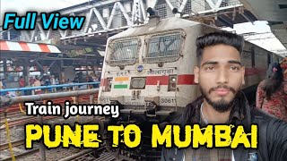 Pune To Mumbai in train 🚆 || ପୁନେ ରୁ ମୁମ୍ବାଇ ଟ୍ରେନ ରେ ଯାତ୍ରା😎 || train vlog || odia vlogs video