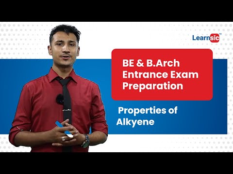 BE & B.Arch Entrance Exam Preparation | Properties Of Alkyene ...