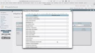 Adaptive Scheduler: Requesting Students