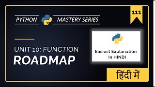 Python DICTIONARY Roadmap | UNIT - 9 | Python For Beginners