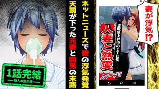 ネットニュースで妻の不倫が発覚。汚嫁「慰謝料を払うから離婚して」その後、天罰が下り貧乏でボロボロの元嫁の末路が...w スカッとする話 復讐 修羅場