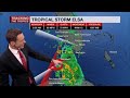 Tropical Storm Elsa moving through the Florida Straits -  July 6, 2021 @ 5:00 AM