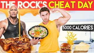 THE ROCK'S EPIC CHEAT DAY CHALLENGE (5000 Calories) | with Zac Perna