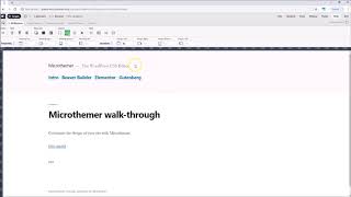 [V5] Microthemer quick start video