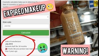 This Makeup Is HOW OLD? | Expired Makeup On Store Shelves