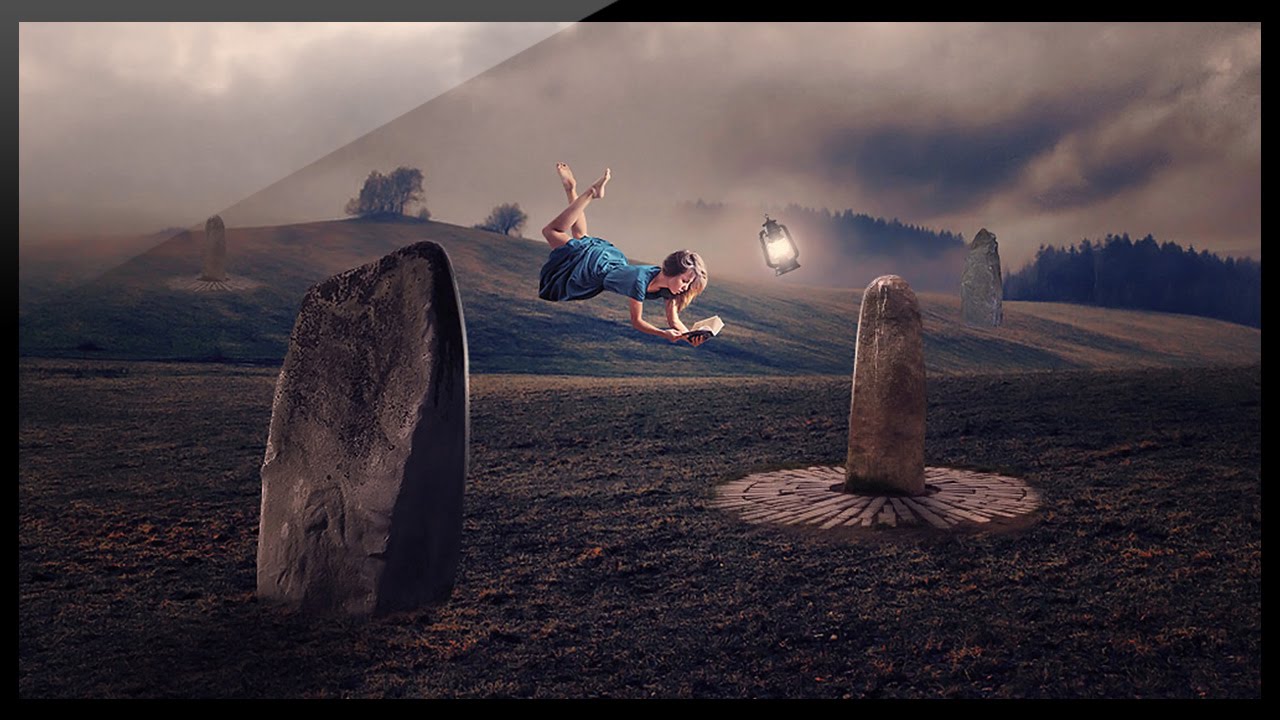 Photoshop Compositing Tutorial - Levitation Effect Manipulation - YouTube