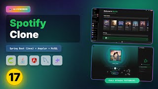 Spotify Clone with Gemini AI — Spring Boot + Angular + MySQL | Part 17: Home