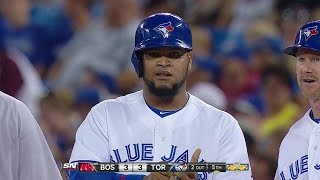 BOS@TOR: Encarnacion takes third during confusion