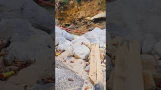 Broad River debris field landslide #wncstrong #helene #chimneyrock #wvboys