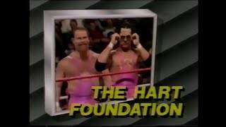 Hart Foundation vs Lanny Poffo \u0026 Scott Casey   SuperStars July 23rd, 1988