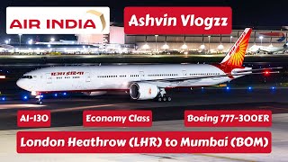 Air India Boeing 777-300ER from London Heathrow (LHR) 🇬🇧 to Mumbai (BOM) 🇮🇳