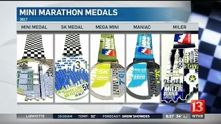 Medals revealed for the 500 Festival Mini-Marathon medals