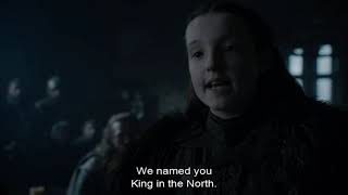 Daenerys meets the Starks & the northern lords GOT S08E01
