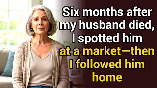 Six months after my husband died, I spotted him at a market—then I followed him home