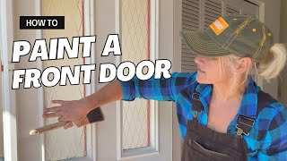 How to Paint a Front Door Fast (Interior) from Home Handy