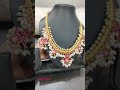 real rice pearls jadav kundan neckset @ 8660767909