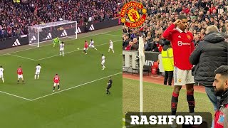 Marcus Rashford’s Goal vs Crystal Palace 🔥 before Casemiro’s red card incident.
