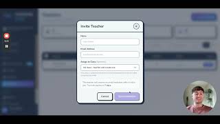 Invite Teachers, Create Classes, Add Students