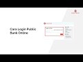 Cara Login Public Bank Online Banking pbebank com