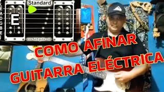 COMO AFINAR LA GUITARRA ELÉCTRICA