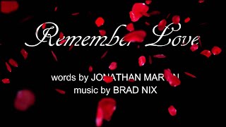 Remember Love PIANO+SATB