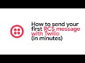 Send your first RCS for Business message with Twilio in minutes
