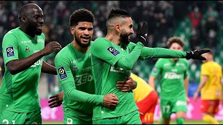St Etienne 1:2 Lens | France Ligue 1 | All goals and highlights | 15.01.2022