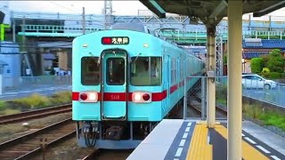 西鉄天神大牟田線 [特急]大牟田行(A161) 5000形運用[5118]＋[5518](7両編成) 西鉄小郡駅通過