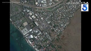 Dramatic before and after photos show destruction on Maui