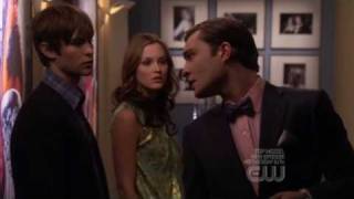 Blair Chuck and Nate Scene 2x22 Gossip Girl