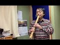 民謡　カラオケ　尺八　no.171 北上川舟唄　1尺8寸　shakuhachi