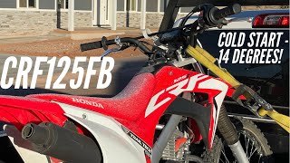 14 F COLD START - Honda CRF125F Big Wheel (Vid #24)