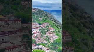 Gaden Monastery in Lhasa Tibet | འབྲོག་རི་བོ་ཆེ་དགའ་ལྡན་རྣམ་པར་རྒྱལ་བའི་གླིང་།