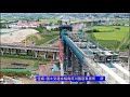 空撮：2018　8 26　福島県桑折町　東北中央道　桑折高架橋　相馬福島道路　今夜、東北新幹線跨ぐ