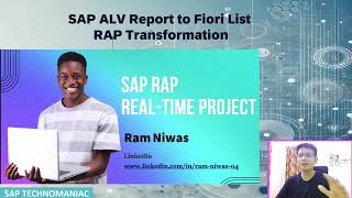 RAP Real-Time Project: Converting ALV to Fiori List Report - Part 1