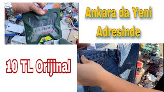 Yeni Ankara Bit Pazarı - Kapanan İskitler Buraya Taşındı / 10 TL Levis Kot Pantolon !