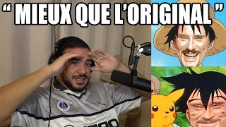 Amine réagit à l'IA de Johnny Hallyday (il est trop choqué de la voix)