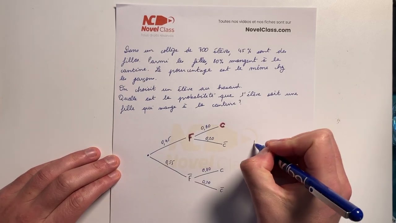 Probabilités Conditionnelles & Arbre Pondéré - Exercice Corrigé - Maths ...