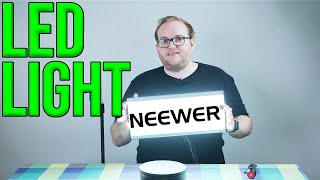 Neewer NL-1320 LED Panel Light Review - A versatile battery or mains powered light for video?