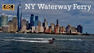 NY Waterway Ferry Ride / New York City To Hoboken, New Jersey .