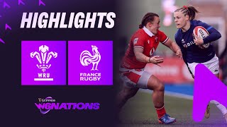HIGHLIGHTS | WALES V FRANCE |  GUINNESS WOMEN'S SIX NATIONS RUGBY