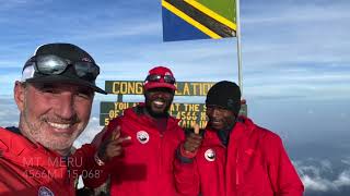 Climbing Mt  Meru in Tanzania Africa CHRISTMAS 2022