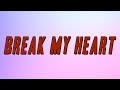 Rudimental - Break My Heart (Lyrics)