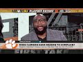Dabo Swinney is entitled to feel frustrated with Clemson’s CFP rank – Stephen A.  First Take