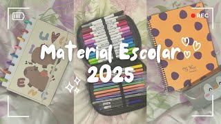 meu material escolar 2025 💖📚 | “terceiro ano do ensino médio”